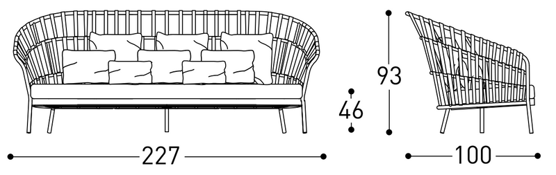 Varaschin Emma Cross Kanepe