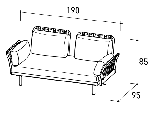 Varaschin Emma Cross Kanepe
