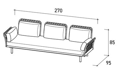 Varaschin Emma Cross Kanepe
