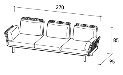 Varaschin Emma Cross Kanepe