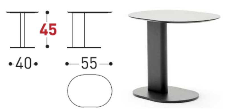 Varaschin Plinto C & T Sehpa