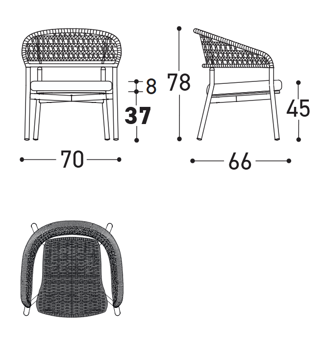 Varaschin Plinto Sandalye