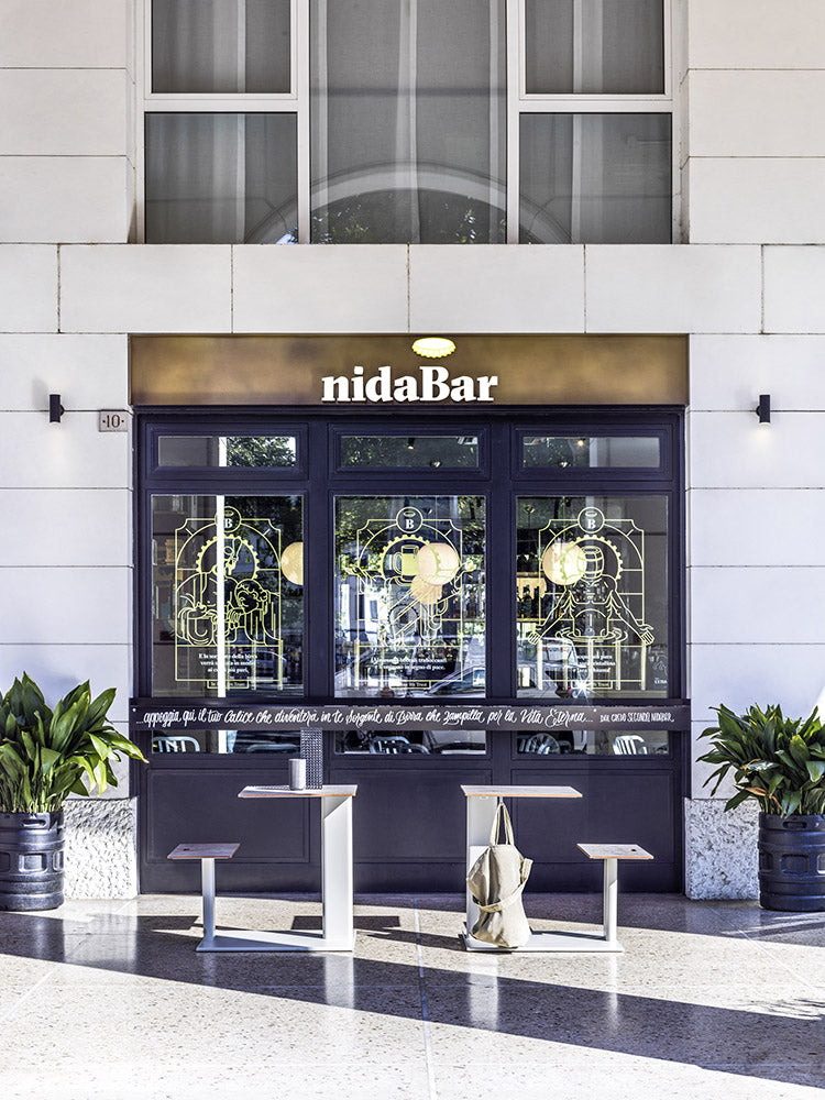 Varaschin Plinto Sit & Eat Sehpa ve Tabure