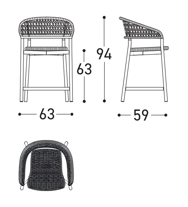 Varaschin Plinto Stool