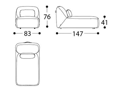 Varaschin Reuse Koltuk 147 cm