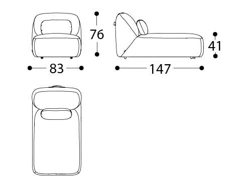 Varaschin Reuse Koltuk 147 cm