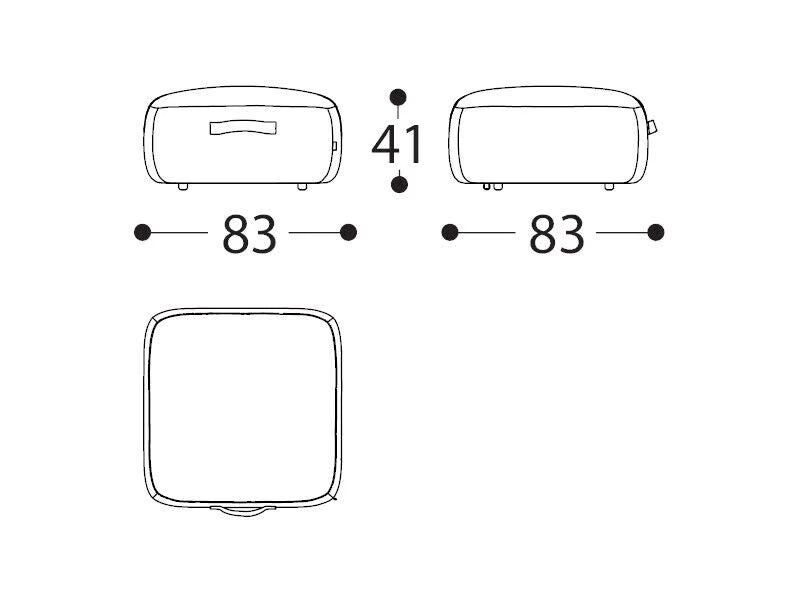 Varaschin Reuse Pouf