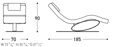 Varaschin Wellness Therapy Şezlong