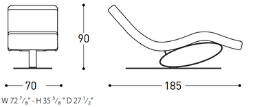 Varaschin Wellness Therapy Şezlong