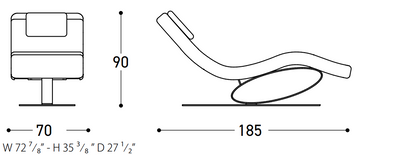 Varaschin Wellness Therapy Şezlong