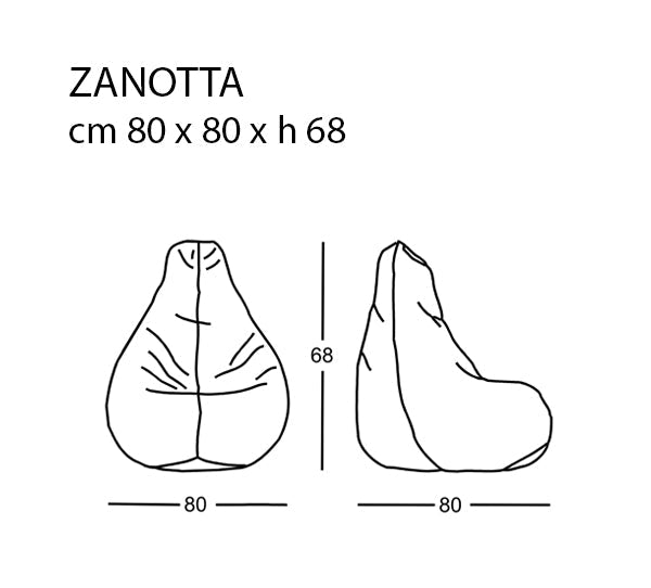 Zanotta Sacco Pouf