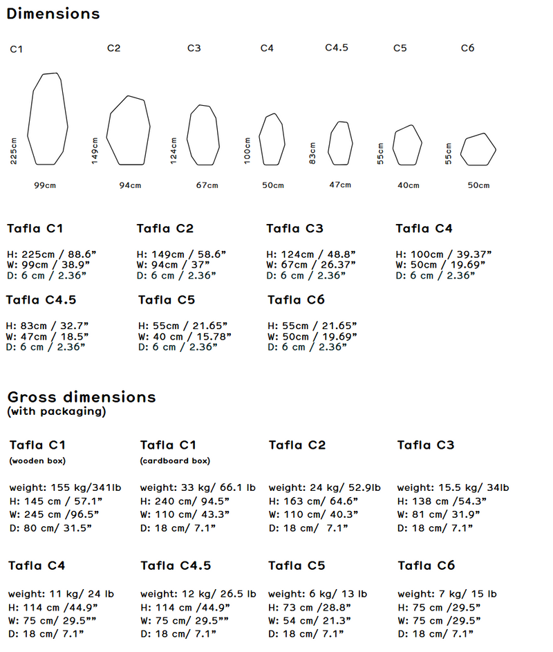 Zieta Tafla C2 Red Rubin Ayna