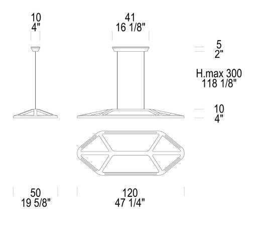 Leucos Aki Led Pendant Lamp