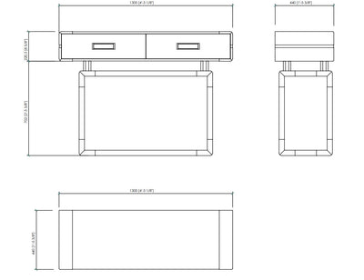 Meroni & Colzani Anzio Console