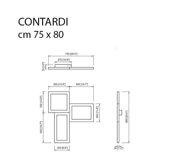 Contardi Uffizi Ap Trio Aplik