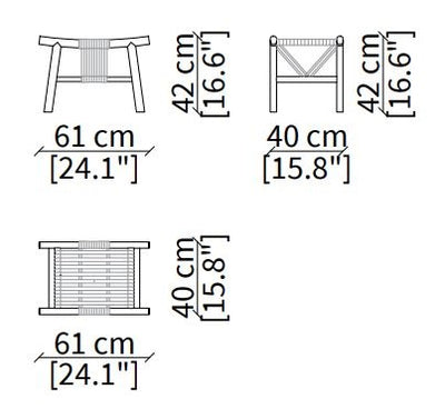 Frigerio Huli Stool