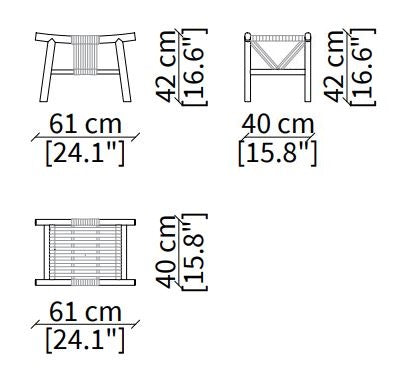 Frigerio Huli Stool