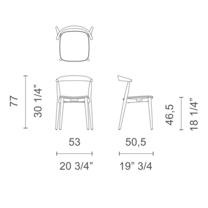 Cappellini Newood Light Collection Sandalye