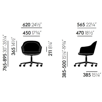 Vitra Softshell Chair Collection Sandalye