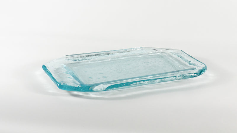 Amorphous Form Transparent Glass  44 x 24.5 cm