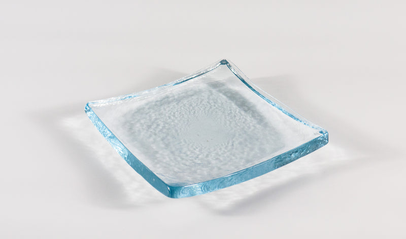 Amorphous Form Transparent Glass 20 x 20 cm
