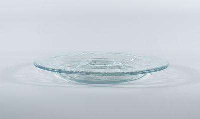 Amorphous Form Transparent Glass Ø 32 cm