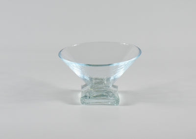 Amorphous Form Transparent  Glass Ø 14 cm