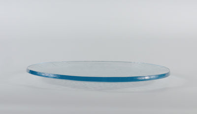 Amorphous Form Transparent Glass Ø48 cm