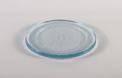 Amorphous Form Transparent Glass Ø24.5 cm