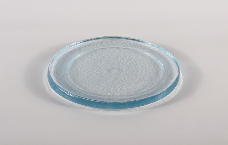 Amorphous Form Transparent Glass Ø24.5 cm
