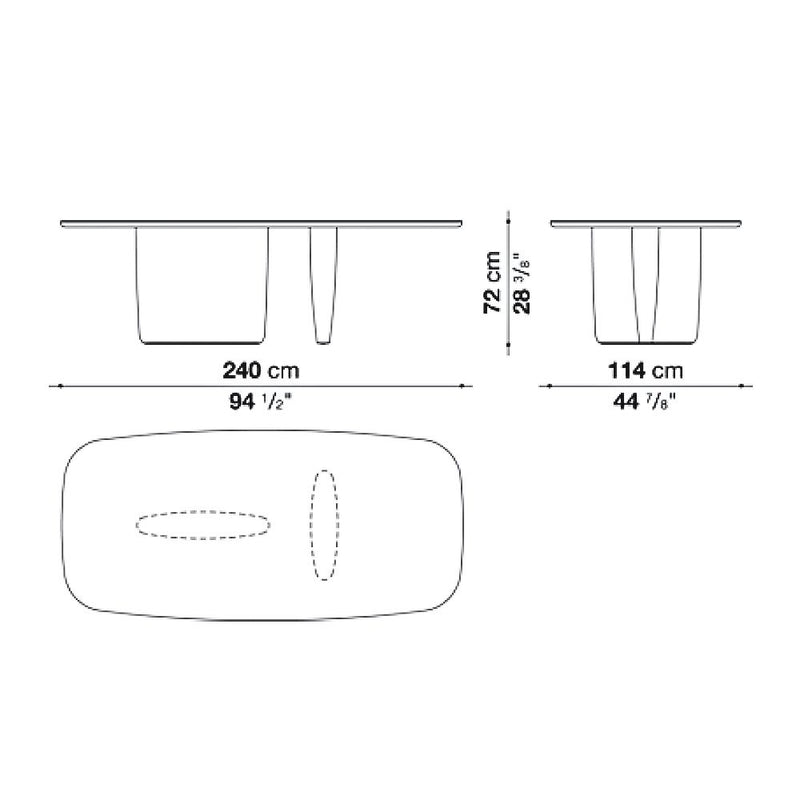 B&B Italia Tobi-Ishi Collection Table