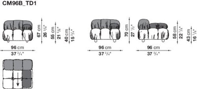 B&B Italia Camaleonda Kanepe