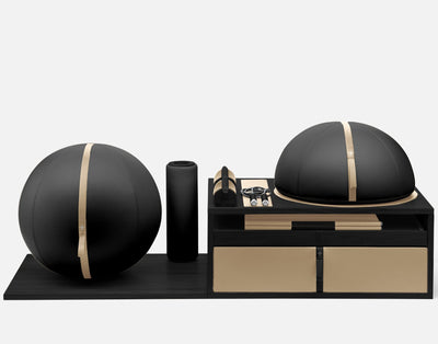 RACKA - Beautiful wooden stand with fitness accessories