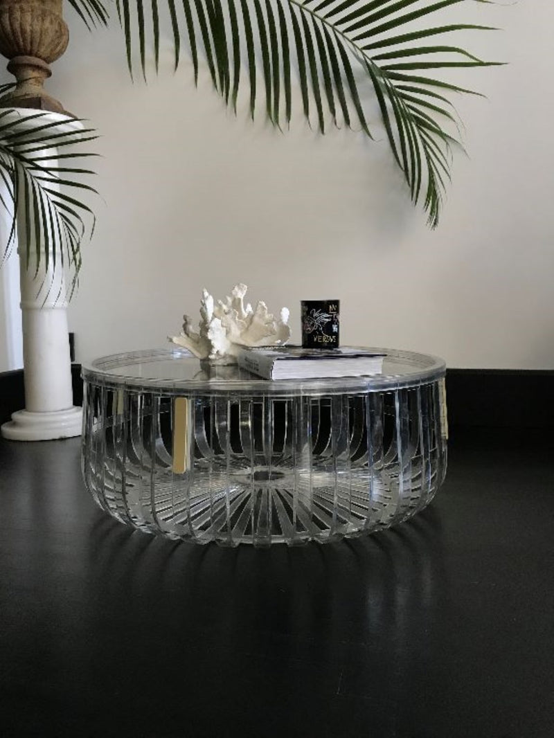 Panier Side Table - Crystal