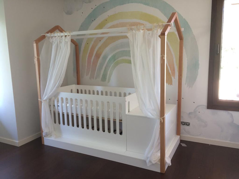 Casa E Crib Montessori  Büyüyen Bebek Yatağı
