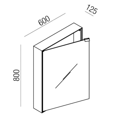Agape 4X4 Container Mirror