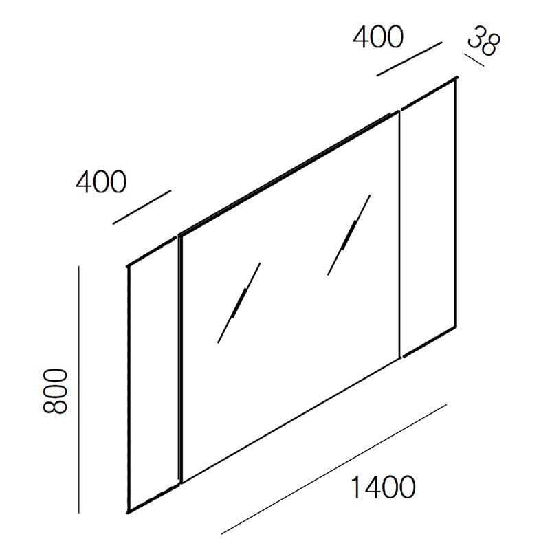 Agape Narciso Mirror with LEDs