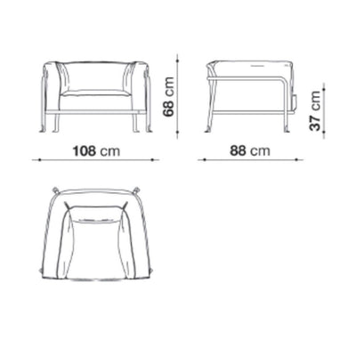 B&B Italia Borea Kılıflı Koltuk