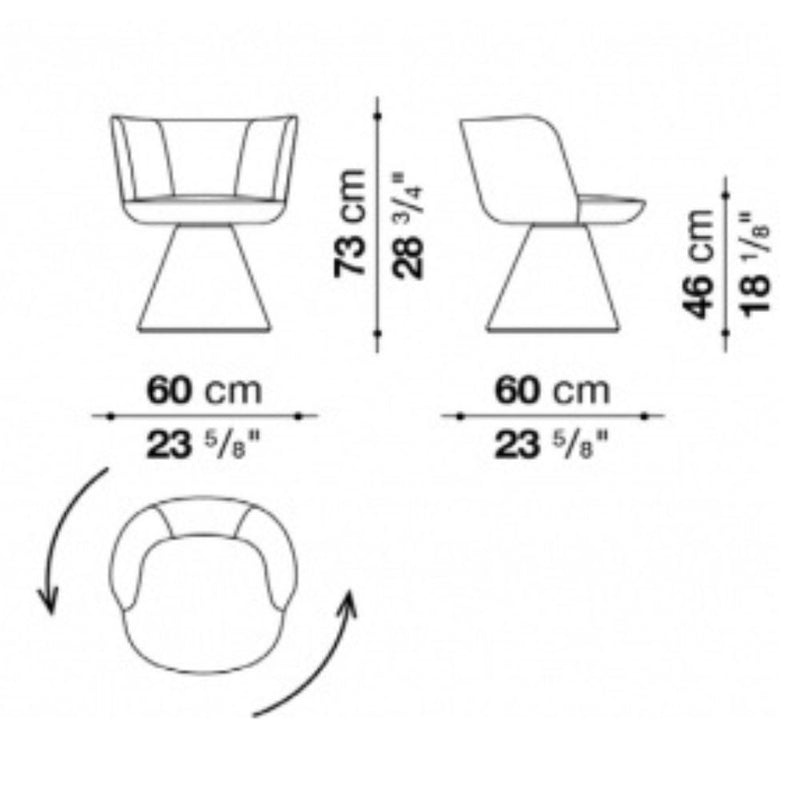 B&B Italia Flair Sandalye