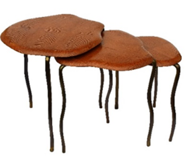 Vatoz Derisi Sehpa - Large Ø 55 cm, H. 55 cm