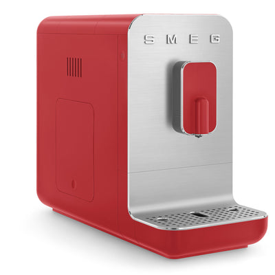 50'S Style BCC01 Espresso Otomatik Kahve Makinesi Mat Kırmızı