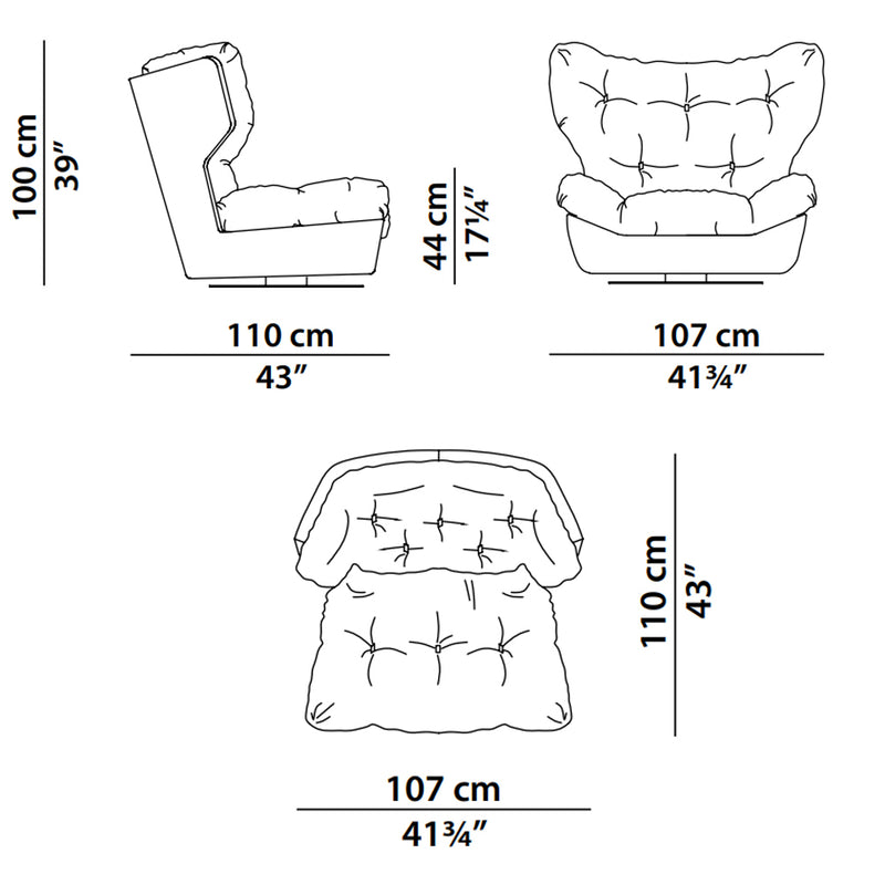 Baxter Milano Bergere Koltuk