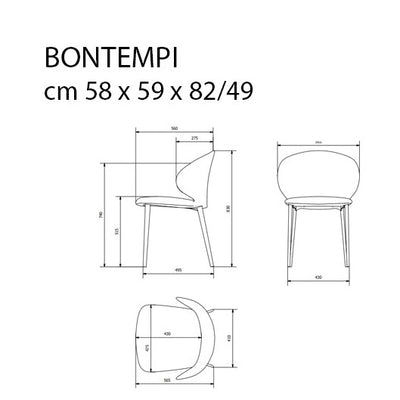 Bontempi Casa Drop Sandalye