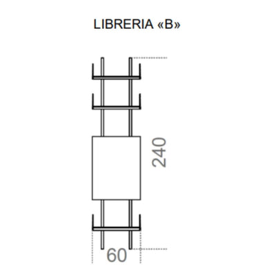 Brera - Bookcase B