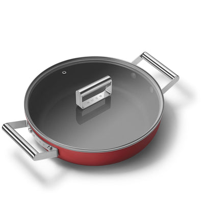 50'S Style Red Non-stick Deep Pan
