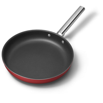 50'S Style Red Non-stick Frying Pan 30 cm