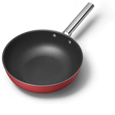 50'S Style Red WOK Non-stick Frying Pan 30 cm