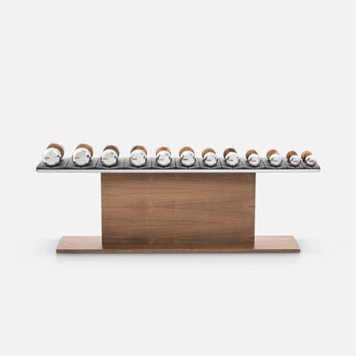 COLMIA Set - Dumbbells on a Horizontal Wooden Stand | Light