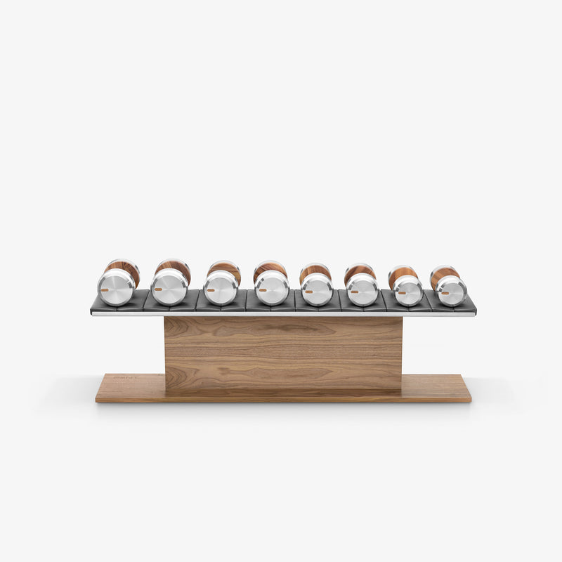 COLMIA Set - Dumbbells on a Horizontal Wooden Stand | Power