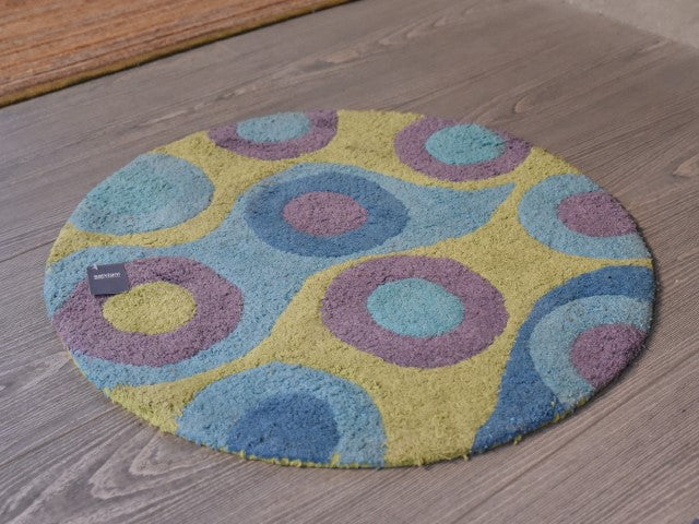 Round small rug